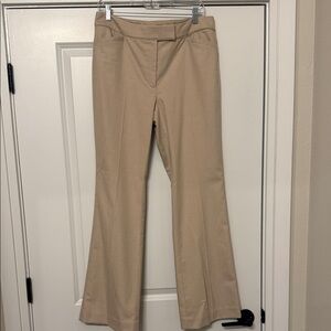 White House Black Market Tan Flare Pants